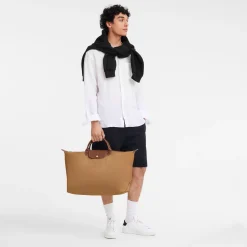 New Longchamp Sac De Voyage S Le Pliage Original Chamois