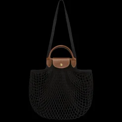 Sale Longchamp Sac Filet L Le Pliage Filet Noir