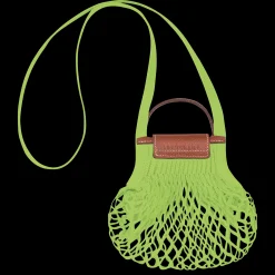 Outlet Longchamp Sac Filet XS Le Pliage Filet Vert Lumière