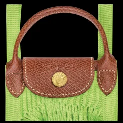 Outlet Longchamp Sac Filet XS Le Pliage Filet Vert Lumière