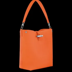 Hot Longchamp Sac Porté épaule M Le Roseau Orange
