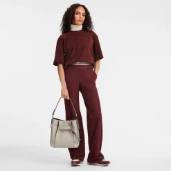 Hot Longchamp Sac Porté épaule M 3D Argile
