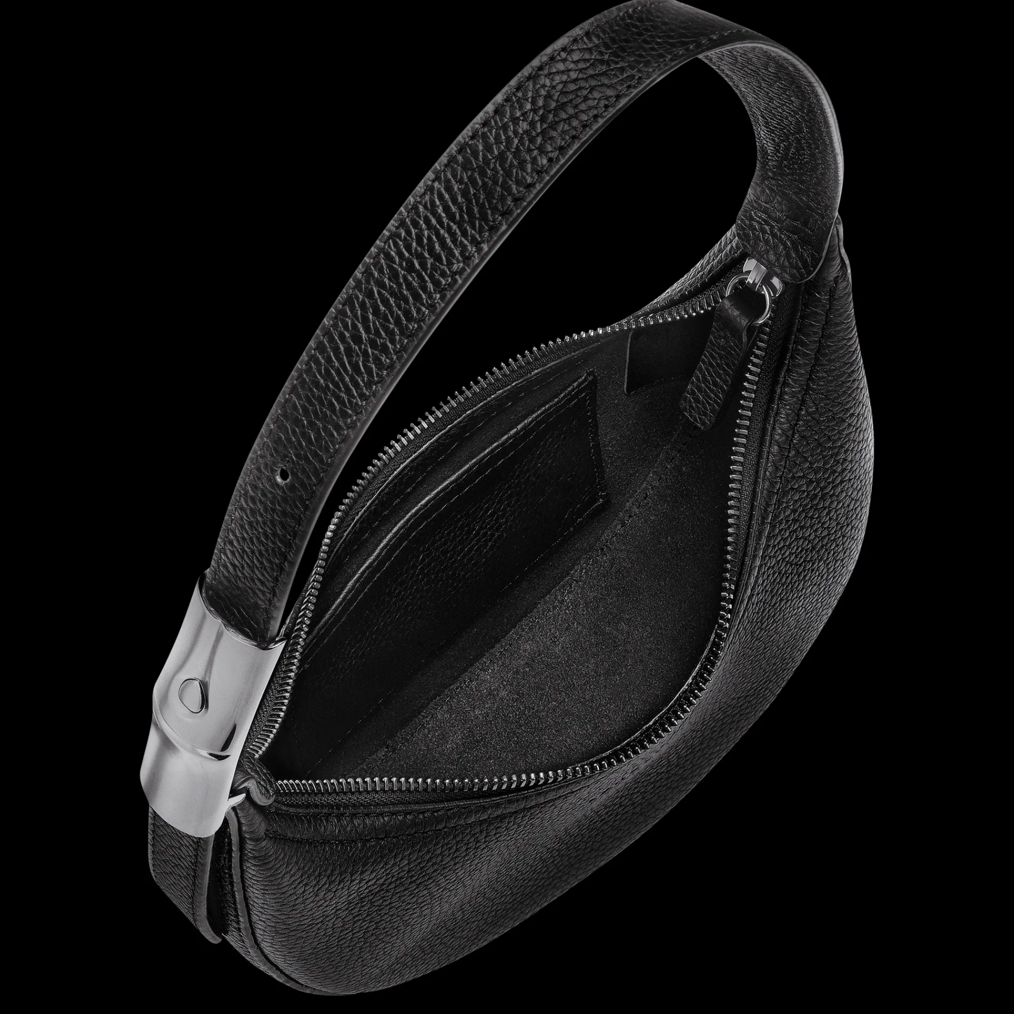 Outlet Longchamp Sac Porté épaule S Le Roseau Essential Noir