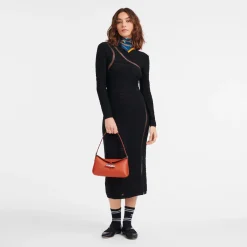 Outlet Longchamp Sac Porté épaule S Le Roseau Paprika
