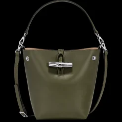 Sale Longchamp Sac Seau XS Le Roseau Kaki
