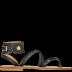 Online Longchamp Sandales X K.Jacques Noir