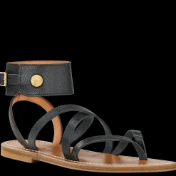Online Longchamp Sandales X K.Jacques Noir