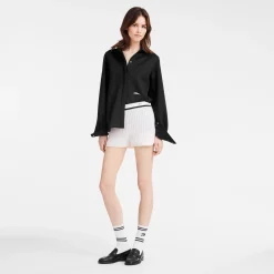 Longchamp Short Sport Ecru