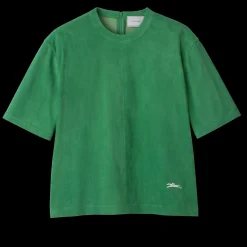 Sale Longchamp Tee-shirt En Cuir Vert