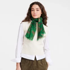 Discount Longchamp Étole Caméo Kaki
