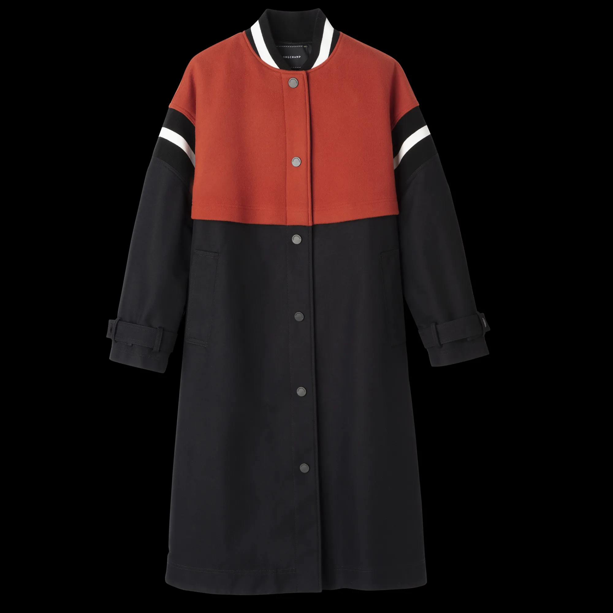 Longchamp Trench Esprit Teddy Noir