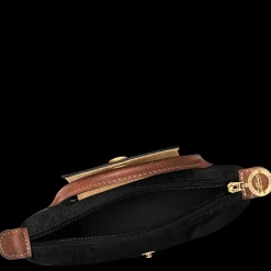 Clearance Longchamp Trousse Cosmétiques Avec Poignée Le Pliage Original Noir
