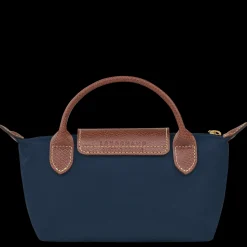 Longchamp Trousse Cosmétiques Avec Poignée Le Pliage Original Marine