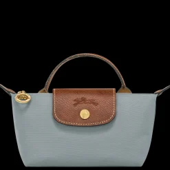 Clearance Longchamp Trousse Cosmétiques Avec Poignée Le Pliage Original Acier
