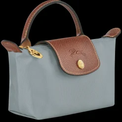 Clearance Longchamp Trousse Cosmétiques Avec Poignée Le Pliage Original Acier
