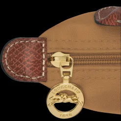 Best Longchamp Trousse Cosmétiques Avec Poignée Le Pliage Original Chamois