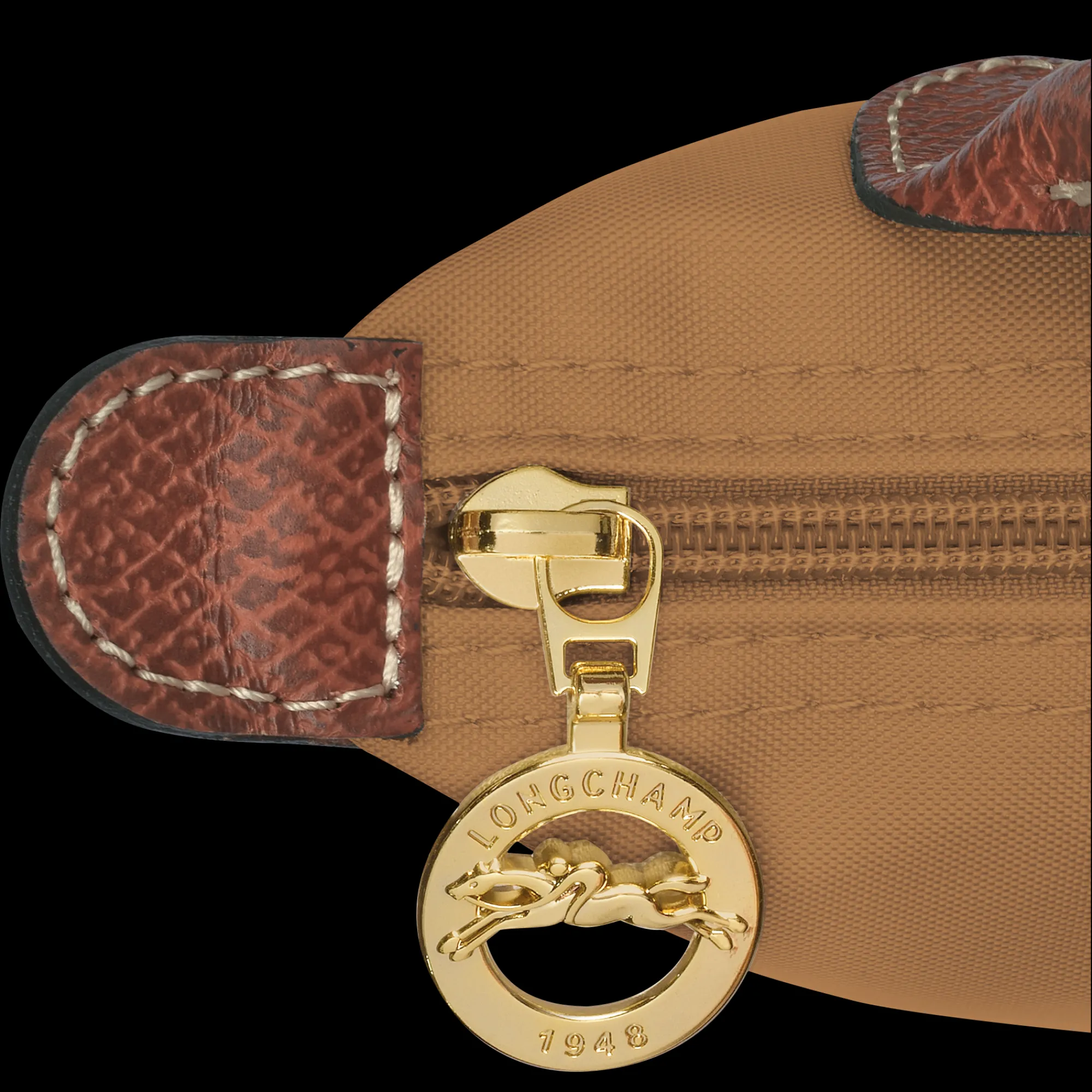Best Longchamp Trousse Cosmétiques Avec Poignée Le Pliage Original Chamois
