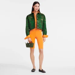 Discount Longchamp Trousse Cosmétiques Avec Poignée Le Pliage Green Forêt