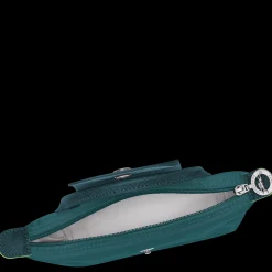 New Longchamp Trousse Cosmétiques Avec Poignée Le Pliage Green Paon