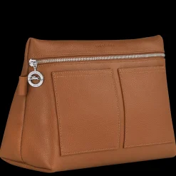 Discount Longchamp Trousse De Toilette Le Foulonné Caramel