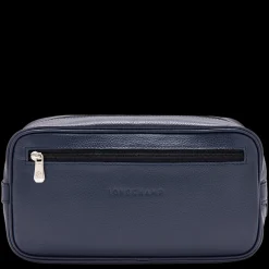 Clearance Longchamp Trousse De Toilette Le Foulonné Navy