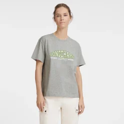 Outlet Longchamp T-shirt Gris