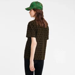 Online Longchamp T-shirt Ample Signature Kaki