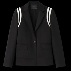 Online Longchamp Veste Droite Noir