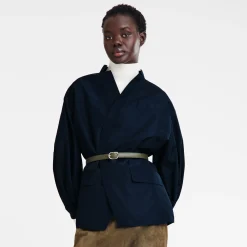 Sale Longchamp Veste Kimono Marine