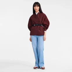 New Longchamp Veste Kimono Bordeaux