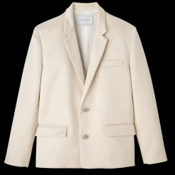Longchamp Veste Oversize Ecru